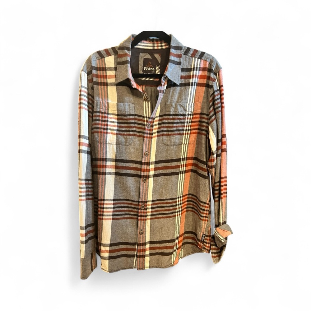 Plaid Button-Up Shirt
